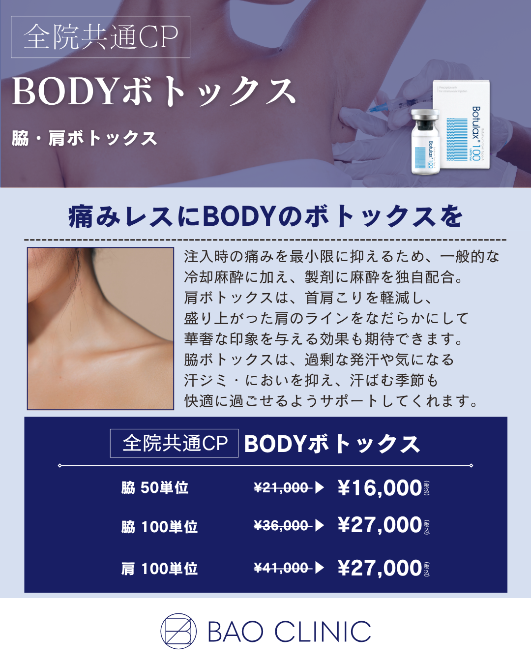 BODYボトックス（全院）