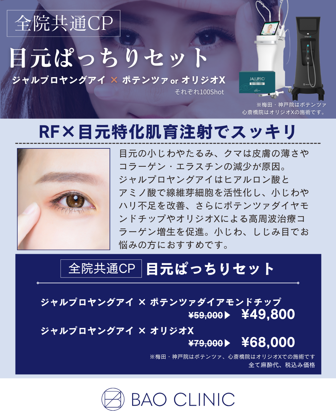 目元ぱっちりセット（全院）